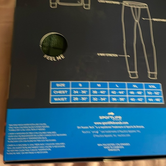 Nautica Mens Thermal Set Waffle Knit Navy Blue Green Plaid Pajama size L - Picture 5 of 8